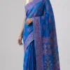 Simaaya Blue Designer Jamdani Saree | 2026 Exclusive