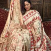 Festive Chic Pure Tussar Silk Kantha Embroidered Saree
