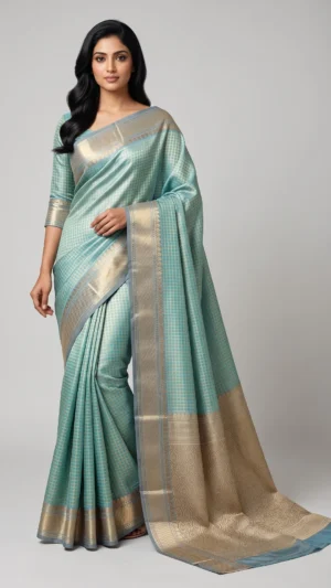 Sophisticated Gold Pure Tissue Benarasi Saree