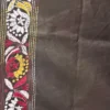 Swaati Pure Silk Batik Kantha Fusion Saree