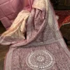 Suhaani Pure Tussar Silk Batik Kantha Fusion Saree