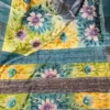 Serene Fusion Kantha & Gujrati Embroidered Tussar Saree