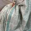 Devika Beige Pure Tussar Silk Kantha Embroidered Saree