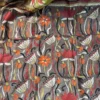 Kalmi Olive Pure Tussar Silk Kantha Embroidered Saree