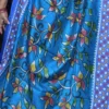 Areema Fusion Pure Tussar Silk Gujrati Embroidered Saree
