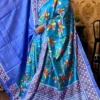 Areema Fusion Pure Tussar Silk Gujrati Embroidered Saree