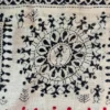 Trisha Beige Pure Tussar Silk Kantha Embroidered Saree