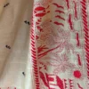 Trisha Beige Pure Tussar Silk Kantha Embroidered Saree