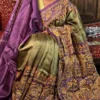 Jayshree Pure Tussar Silk Kantha Embroidered Saree
