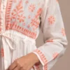Aasna White Short Chikankari Kurta