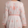 Aasna White Short Chikankari Kurta