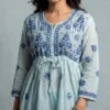 Reshma White Short Chikankari Kurta