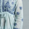 Reshma White Short Chikankari Kurta