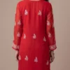 Razia Red Chikankari Kurta