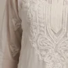 Anisha White Chikankari Kurta