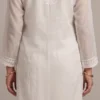 Anisha White Chikankari Kurta