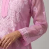 Aysha Pink Chikankari Kurta