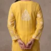 Kashvi Yellow Chikankari Kurta