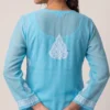 Rimiya Blue Chikankari Kurta